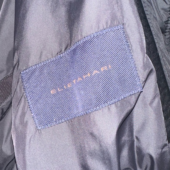 Men’s Elie Tahari 100% Real Leather Jacket XL - Picture 6 of 12